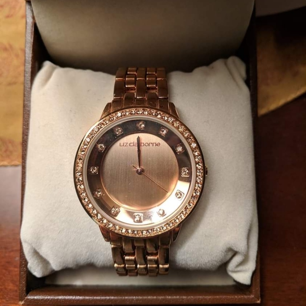 Liz Claiborne- Rose Gold Watch